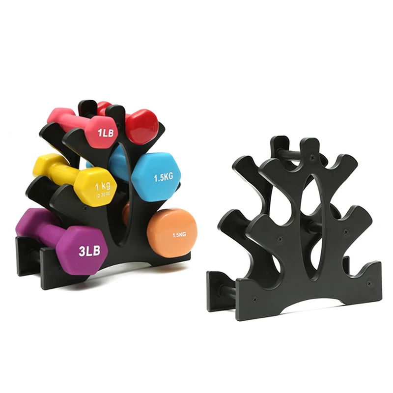 1Pcs 3-Tier Dumbbell Storage Rack Stand Multi-layer Hand-Held Dumbbell