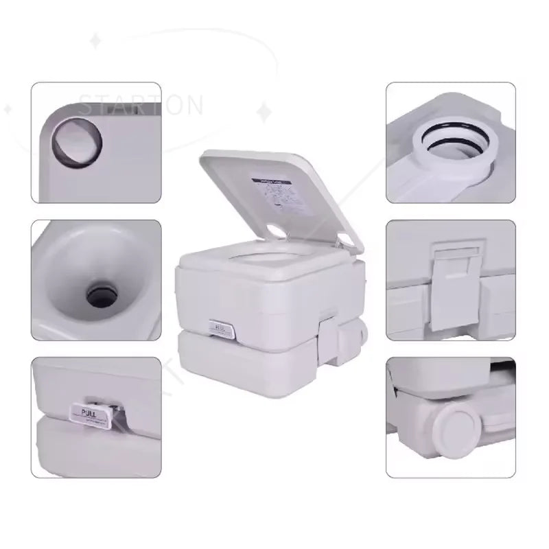 Portable Toilet for Mobile Use Camping Boating  Caravans Cabins  Medical Children  Home Emergency Portable Toilet