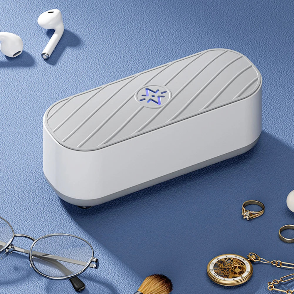 Ultrasonic Cleaning Machine USB Rechargeable High Frequency Vibration Wash Cleaner Jewelry Glasses Cleaner