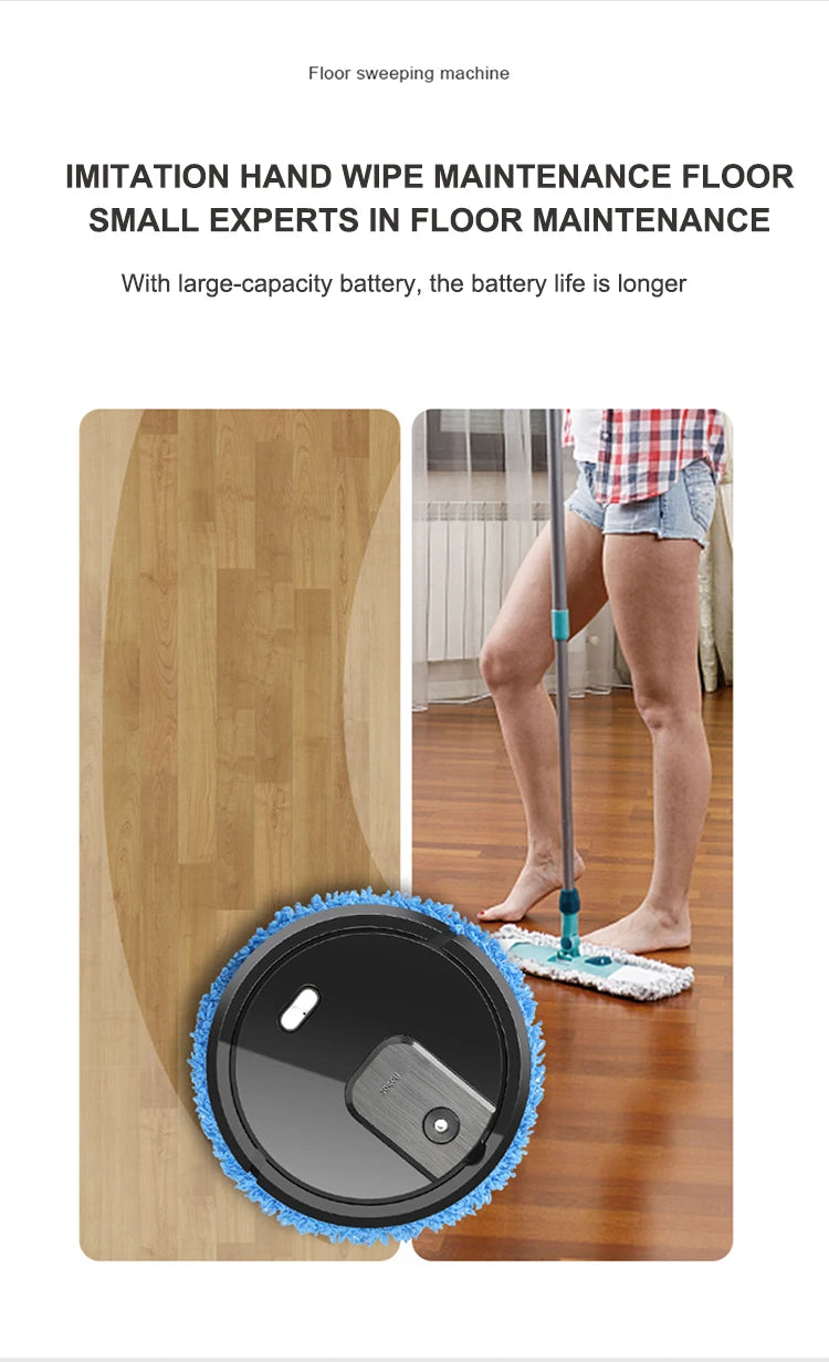 NEW Smart Sweeping and Mop Robot Vacuum Cleaner Dry and Wet Mopping Rechargeable Robot Home Appliance with Humidifying Spray