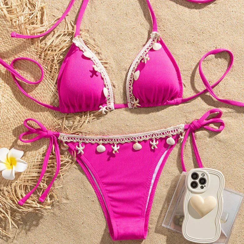 Sexy Bikinis 2026 Women's Swimwear Female Swimsuit For Swimming Wear Bathing Suits Brazilian Bikini Set Beachwear Pool Bather