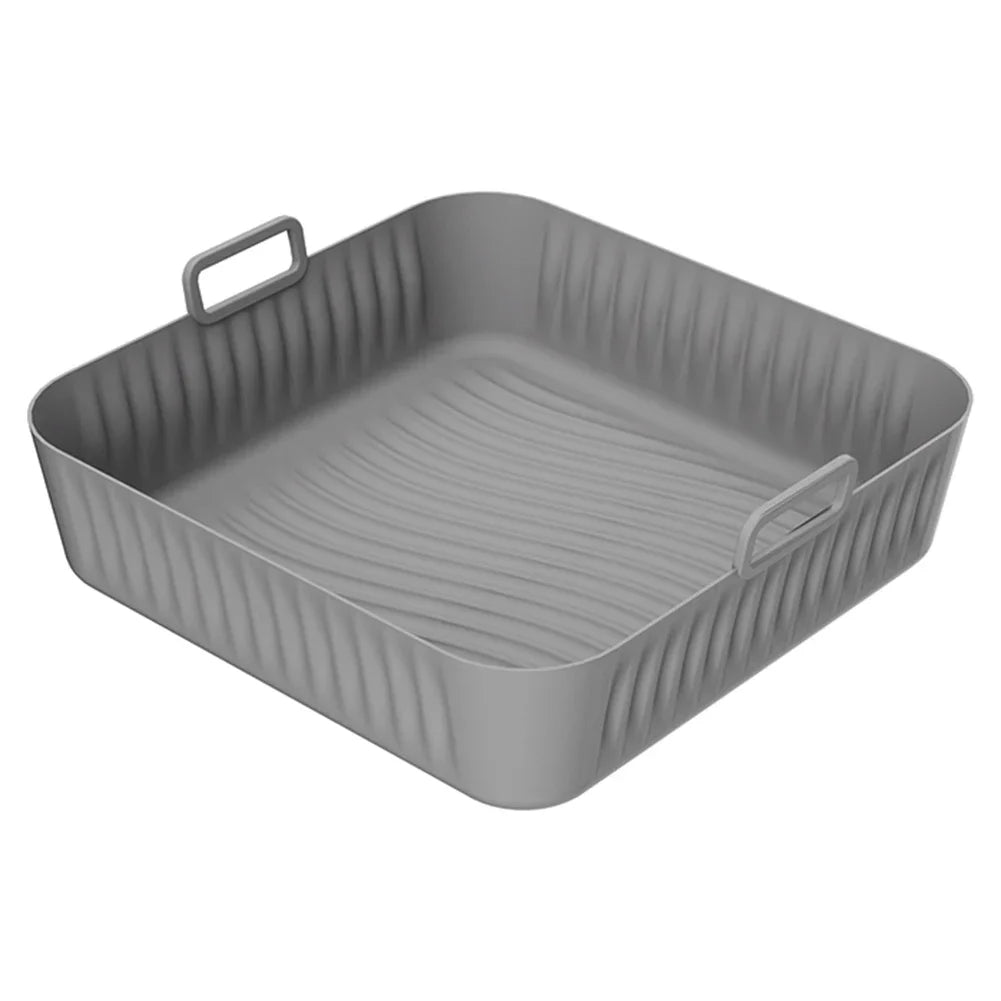 Top-Rated Silicone Baking Tray Square Mat for COSORI Air Fryer Non-Stick Reusable Accessory