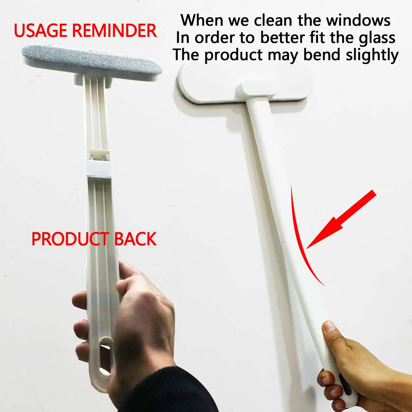 1 multifunctional long handled window brush, wet and dry dual-usecleaning brush,glass brush,sofa,wall, pet hair, carpet cleaning