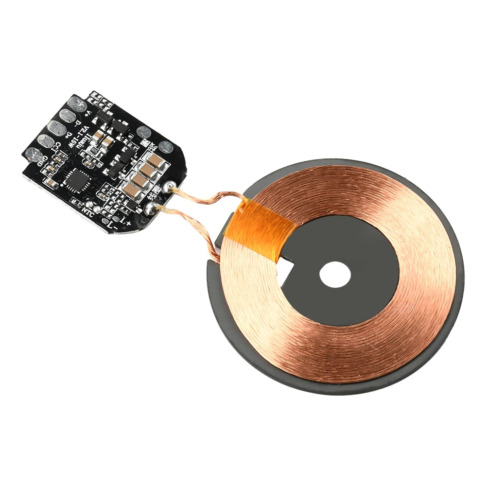 15W Wireless Charging Module Transmitter PCBA Wireless Charger Motherboard Magnetic Wireless Charging Motherboard + Coil