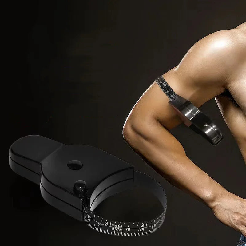 Fitness Ruler Automatic Telescopic Tape Measure Portable Multifunctional Fitness Caliper for Men Women Baby Arm Leg Body Measure