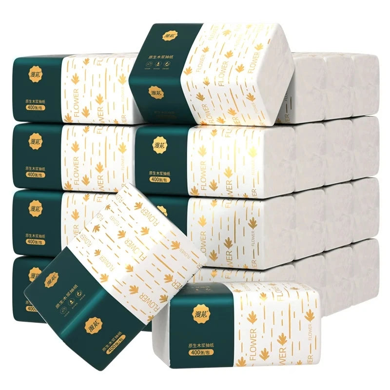 4-12 Packaging Tissue Affordable Household Outdoor Toilet Paper Household Napkins Tissue Toilet Paper