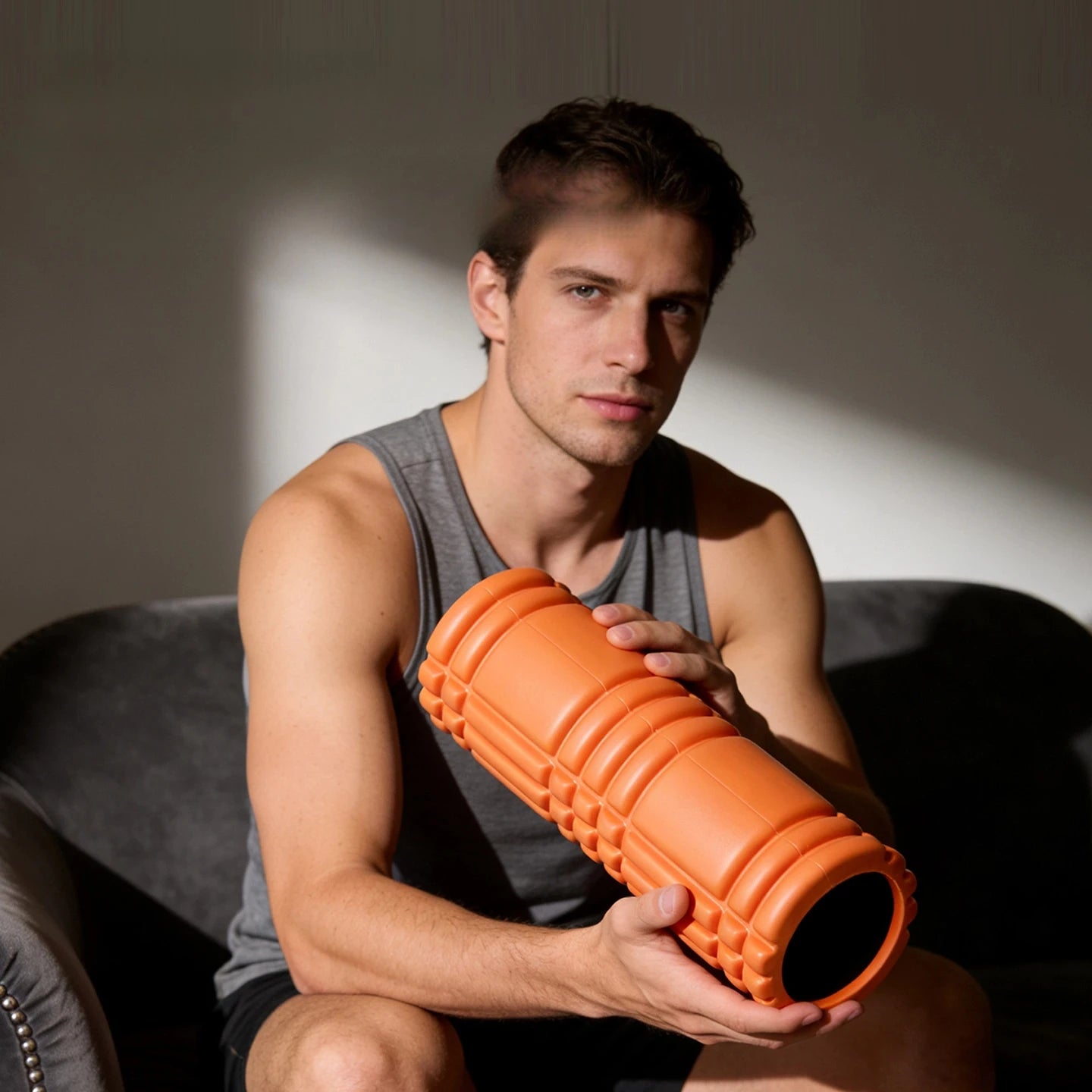 Yoga Column Foam Fitness Pilates Back Muscle Massage Roller Gym Home Myofascial Release The Grid Body Relaxation