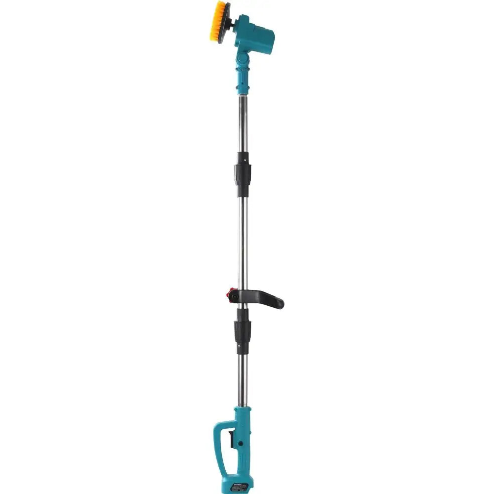 Cordless Cleaning Brush Multi-Surface Adjustable Speed 60dB Quiet Interchangeable Brush Heads for Kitchen Bathroom, No battery