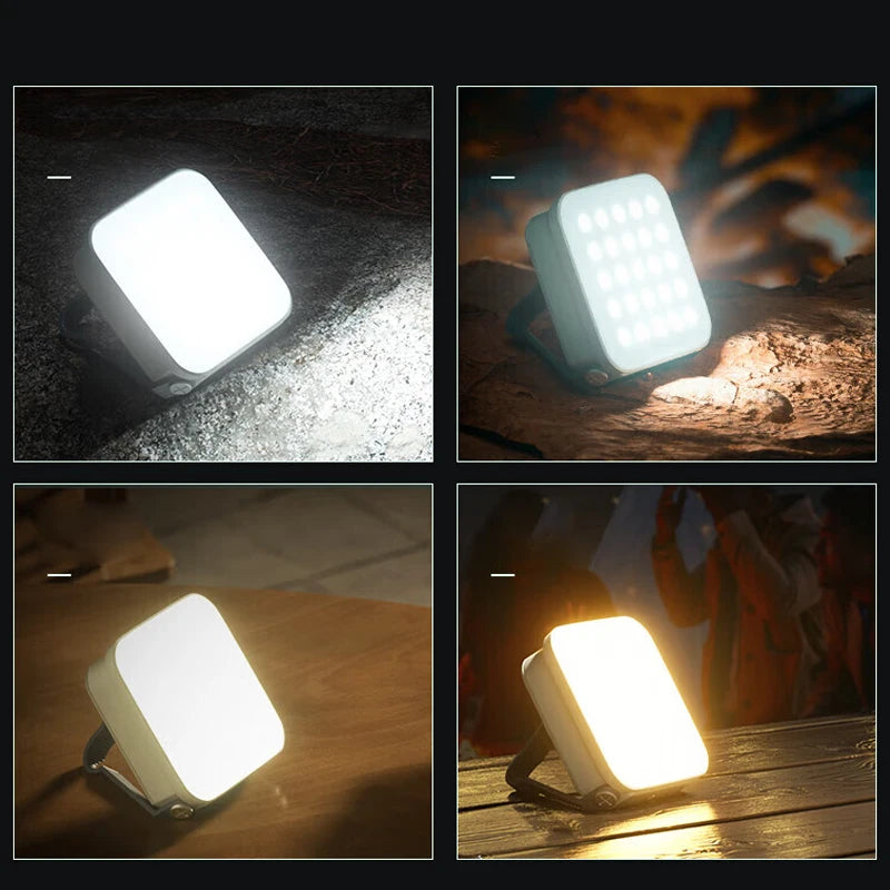 New Camping Lights Rechargeable Outdoor Hanging Lights Portable Fill Light Work Maintenance Lighting