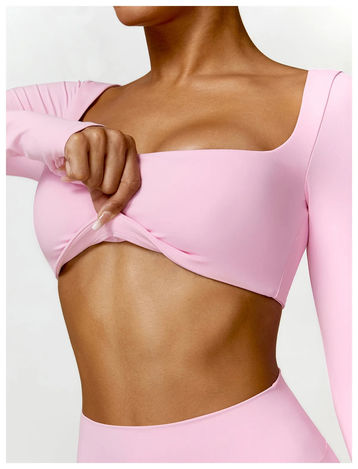 New Long sleeve Shirt Sports Set Women Fitness Tights Yoga Set Crop Top Running High Waist Gym Set Womens Outfits Yoga Clothing