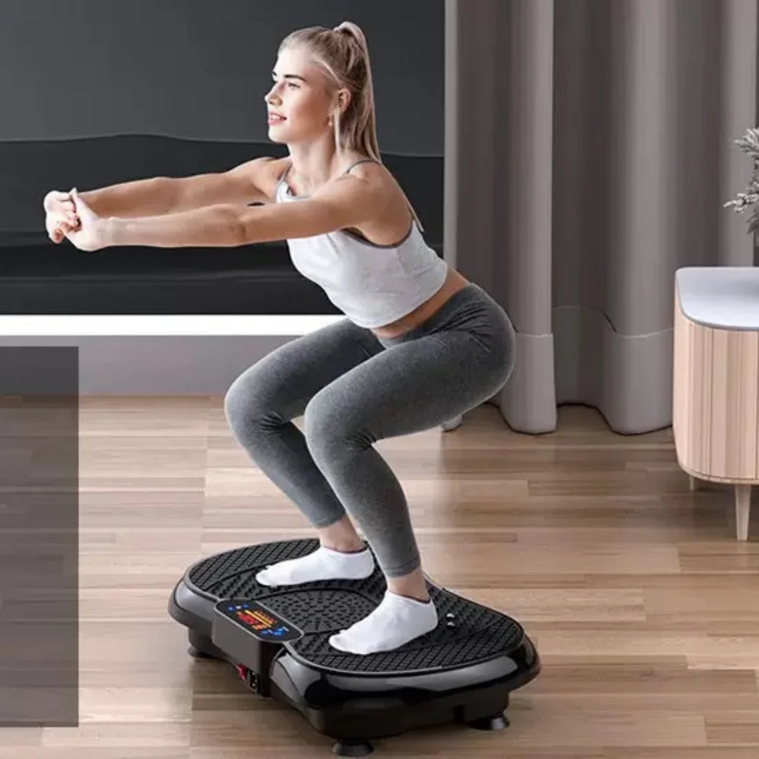 Vibration Plate Exercise Machine Lazy Whole Body Shaker Slimming Machine Waist Fat Reduction Body Vibrating Fitness Equipment