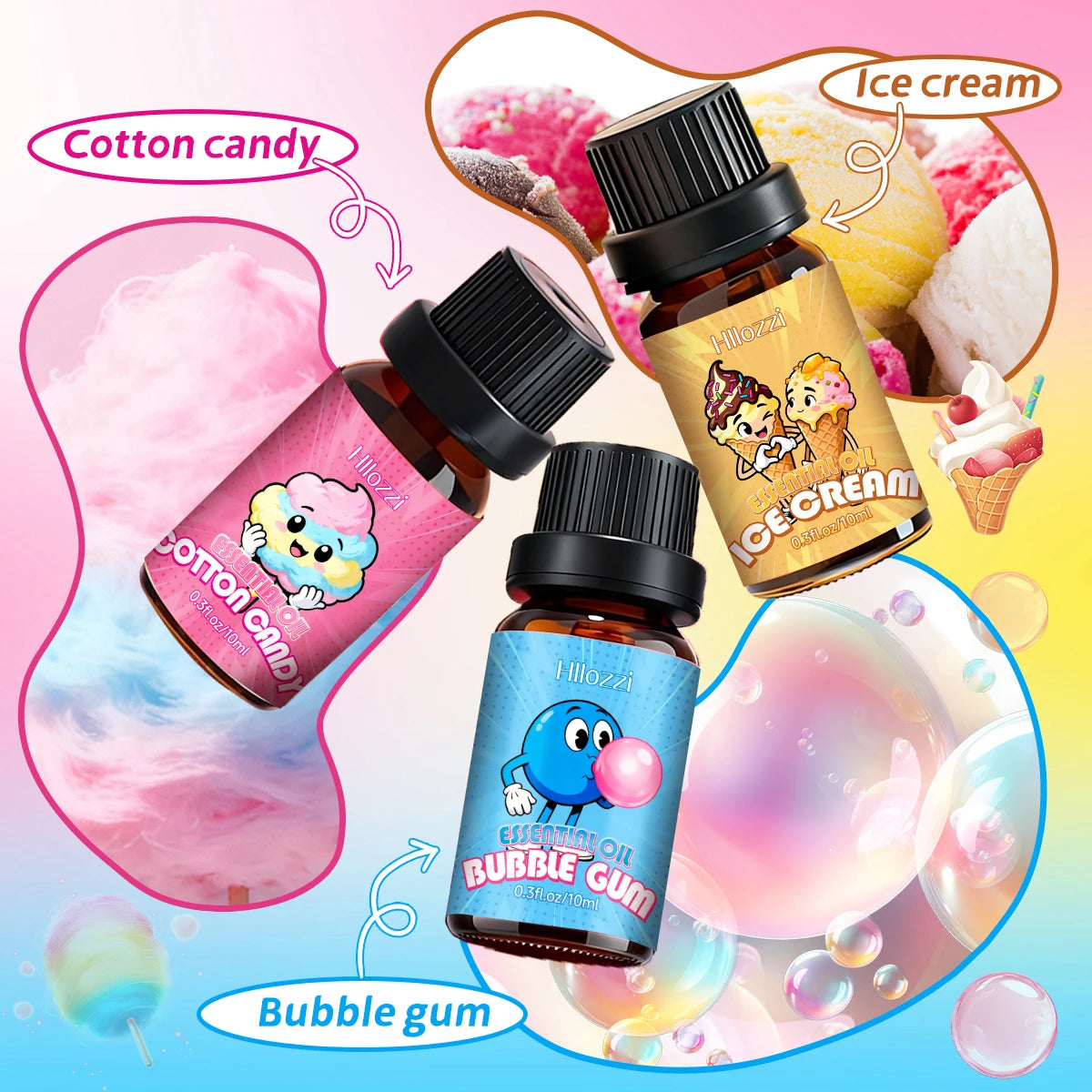 Food essential oil set, with a variety of scents, suitable for all occasions and also makes a great gift.