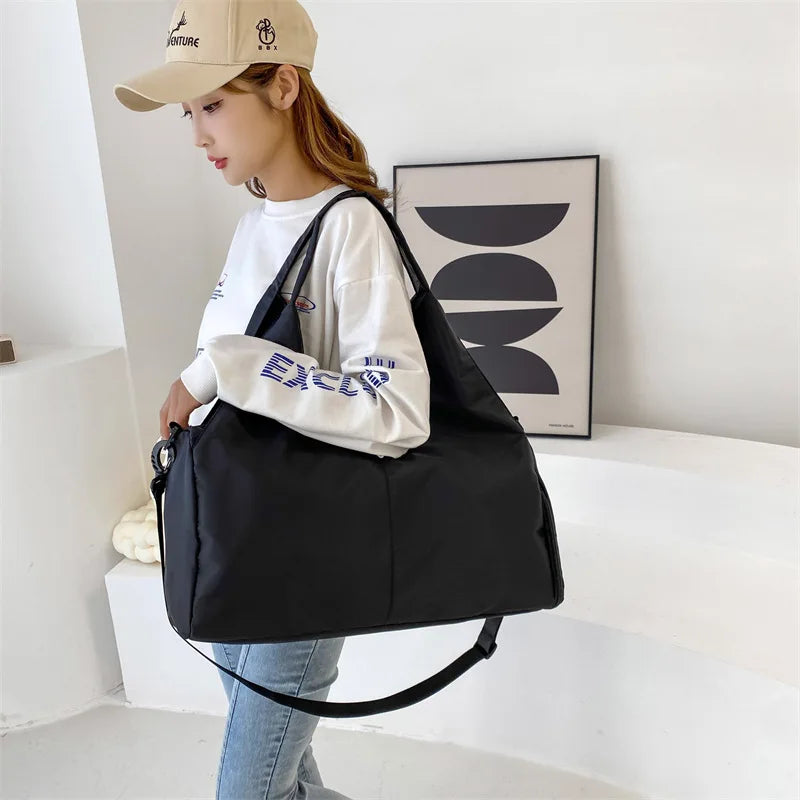 Yoga Mat Bag, Women's Sports and Fitness Bag, Handbag, Luggage Bag, Wear-Resistant, Large Capacity Storage Travel Bag