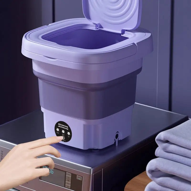 8L Portable Washing Machine Socks Underwear Panties Retractable Home Foldable Mini Washing Machine 3 Models With Spinning Dry