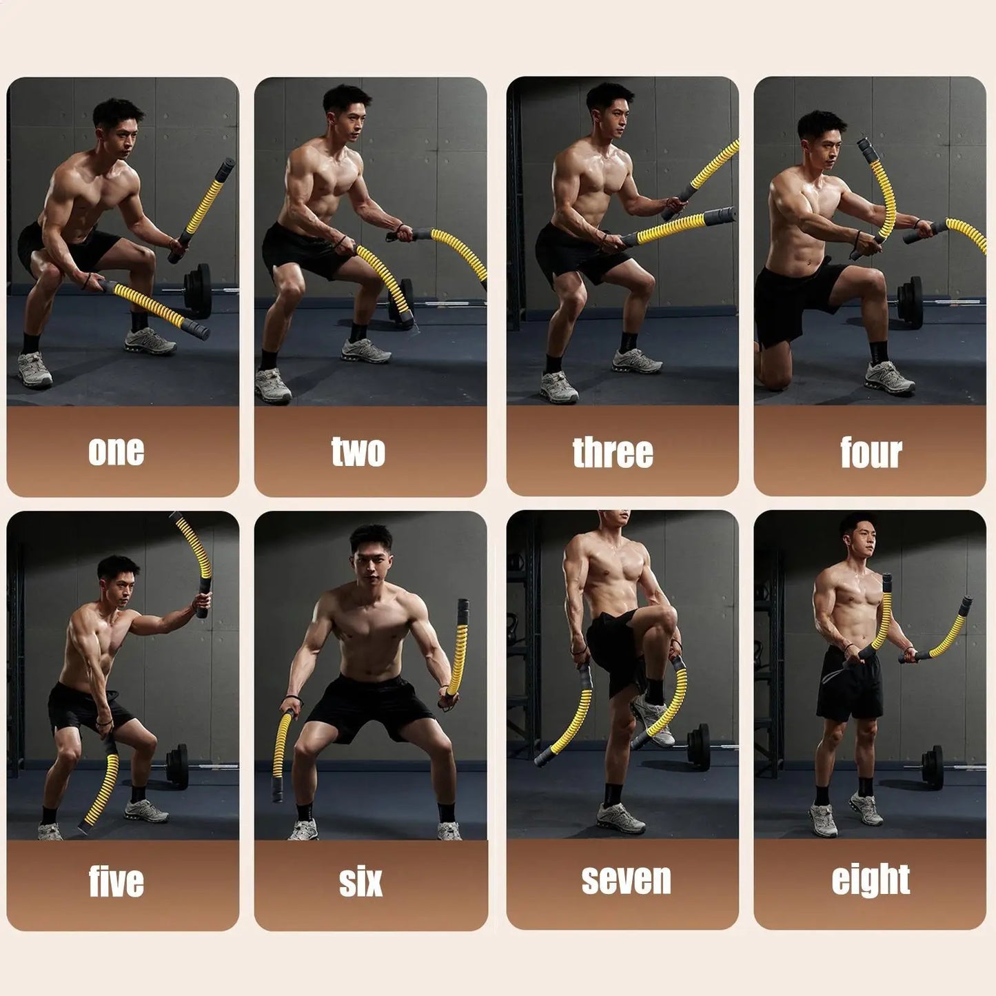 Weighted Exercise Ropes Weighted Workout Trainer Equipment 2-Pieces Adjustable Training Ropes For Athletes Boxers Bodybuilders