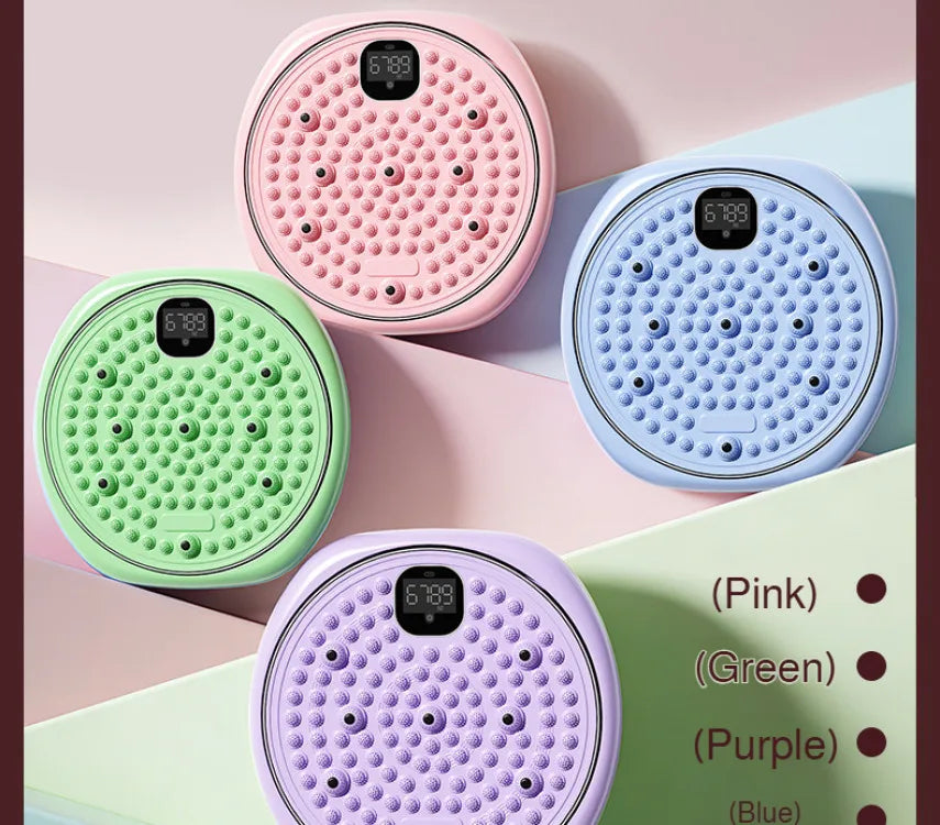 Multifunctional Exercise Waist Twisting Foot Massage Waist Torsion Disc Fitness Equipment slimming Digital Display Twisting Disc