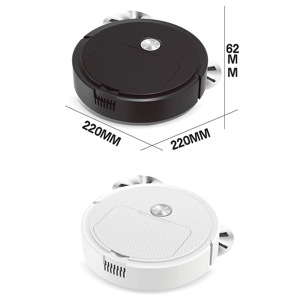NEW 3 In 1 Smart Sweeping Robot Home Mini Sweeper Sweeping,Vacuuming Wireless Vacuum