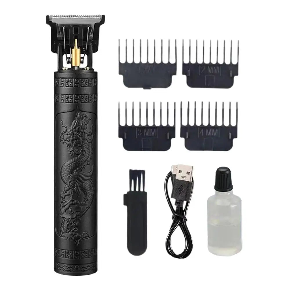 Cordless Hair Clippers Cordless Trimmers Kit Professional Grooming Tool for Daily Maintenance Post-Shower Travel Camping Sports