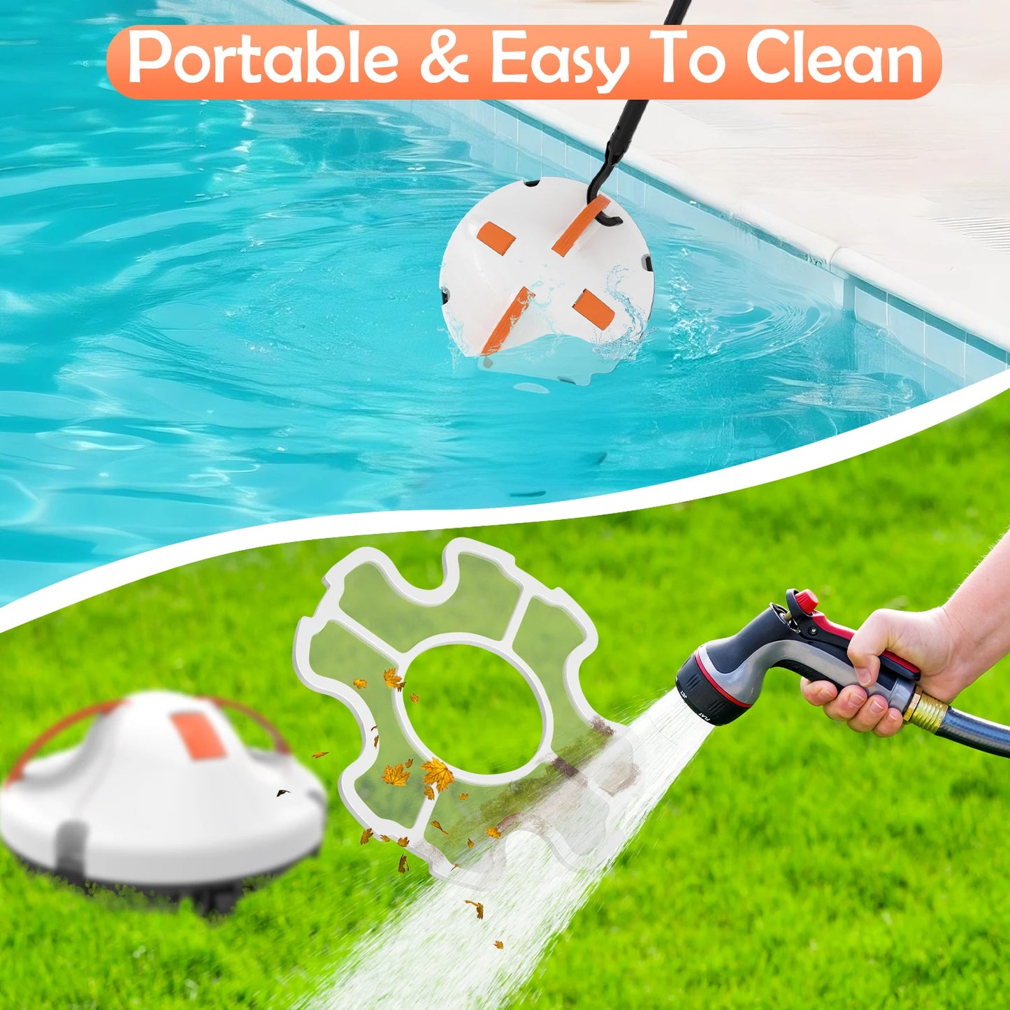 Smart Control Cleaning Cordless Vacuum Wall Mounted Automatic Pool Swimming Accessory Robotic Cleaner Robot