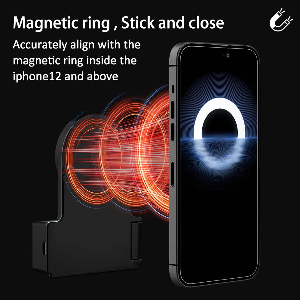 Smartphone Camera Shutter Grip Magnetic Bluetooth Camera Handle