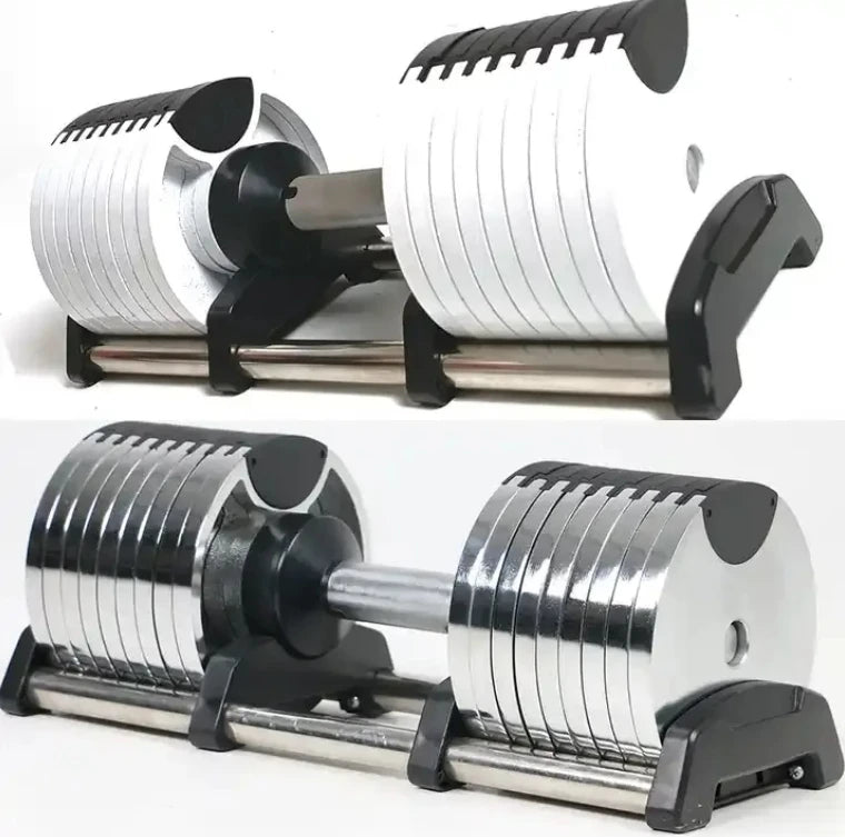 Wholesale 28kg Commercial Adjustable Dumbbell Set High Quality Fitness Gym Equipment Iron and Steel Material for Training