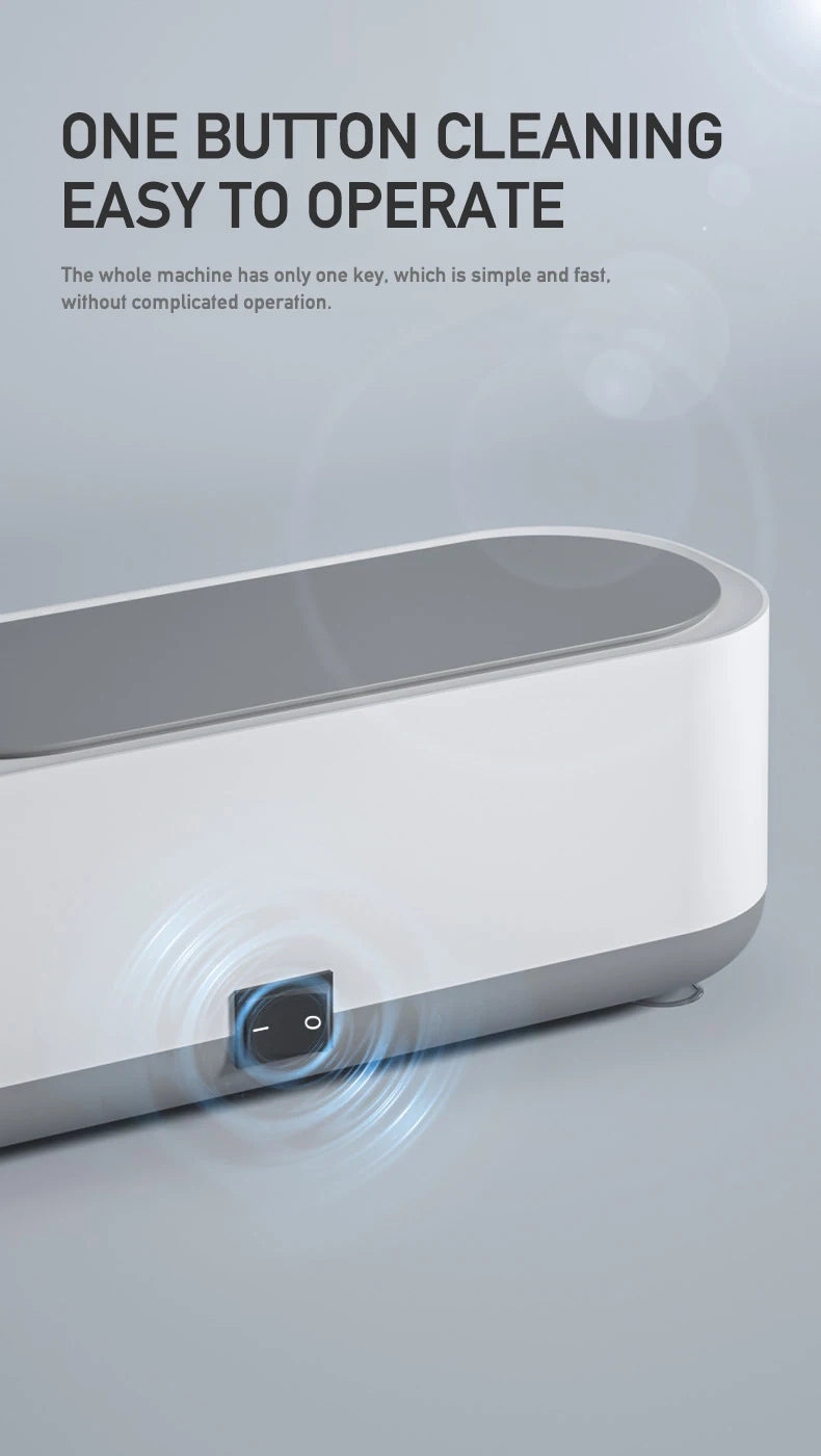 Ultrasonic Cleaning Machine Vibration Cleanser Wash Cleaner Jewelry Glasses Cleaner Watch Cleaning Makeup Brush Cleaning Tool