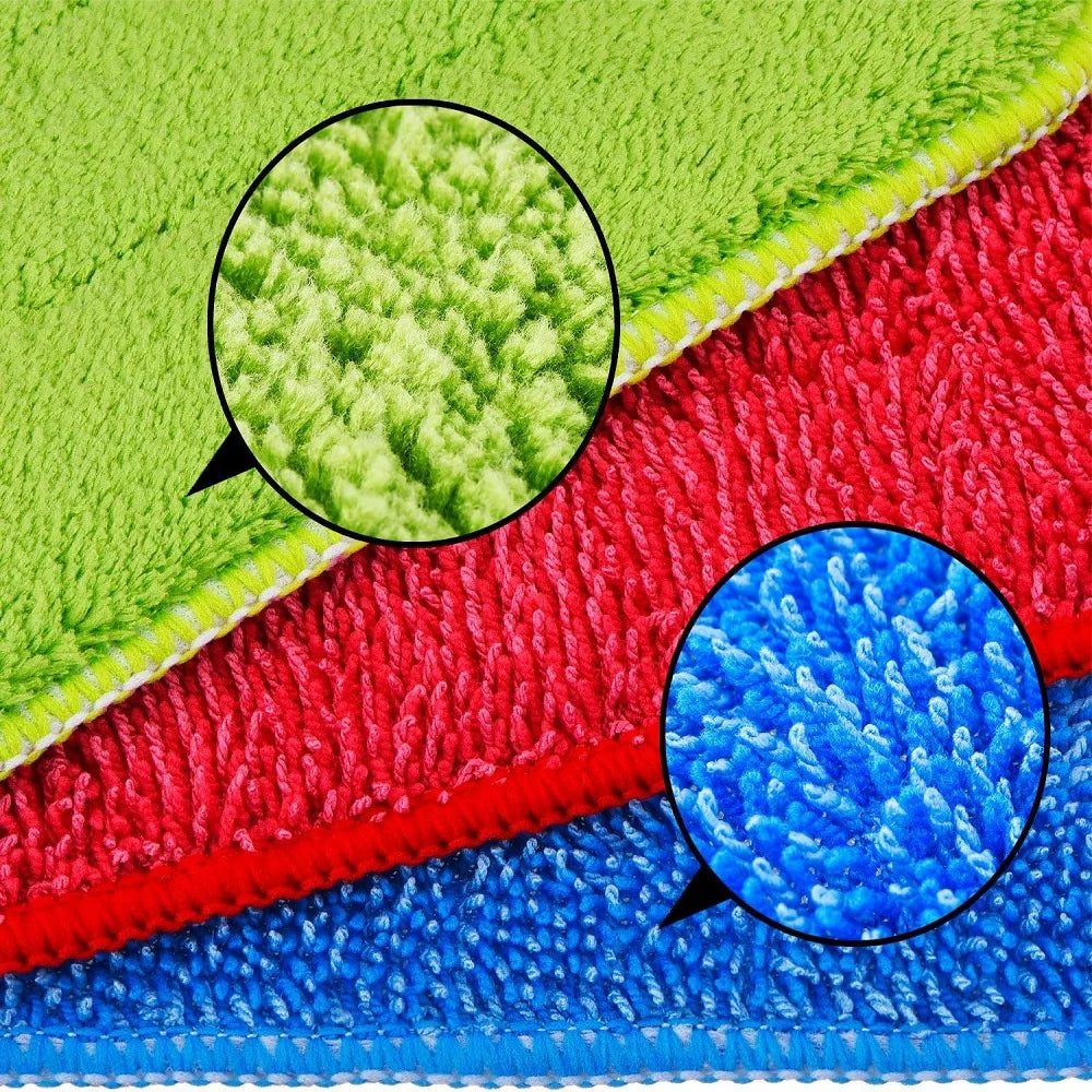 Mop Pads Head Replacement Spray Pads Microfiber Cleaning Pads for Wet Dry Mops Flat Replacement Heads for Floor Cleaning