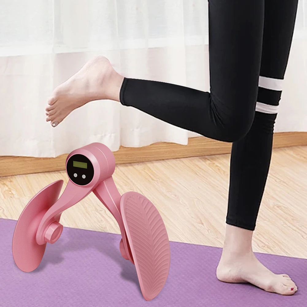 Pelvic Floor Muscle Trainer Hip Trainer Leg Trainers Kegel Strength Adjustable Leg Exerciser Clamp Inner Thigh Fitness Equipment