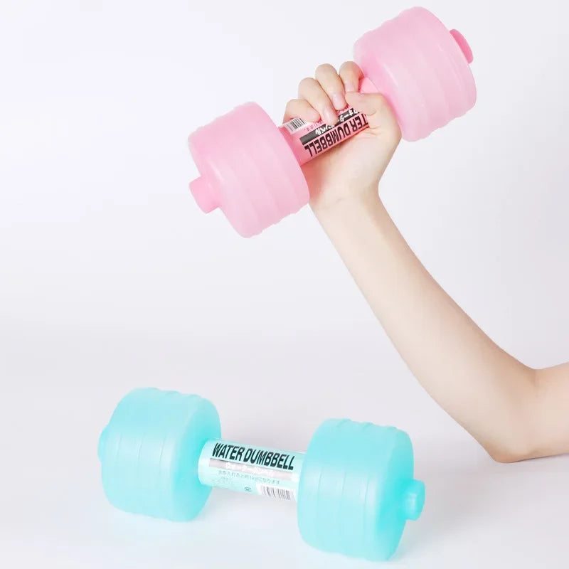 1Pcs Water-filled Dumbbells Portable Dumbbell Sports Water Bottle for Arm Strength Training Home Gym Fitness