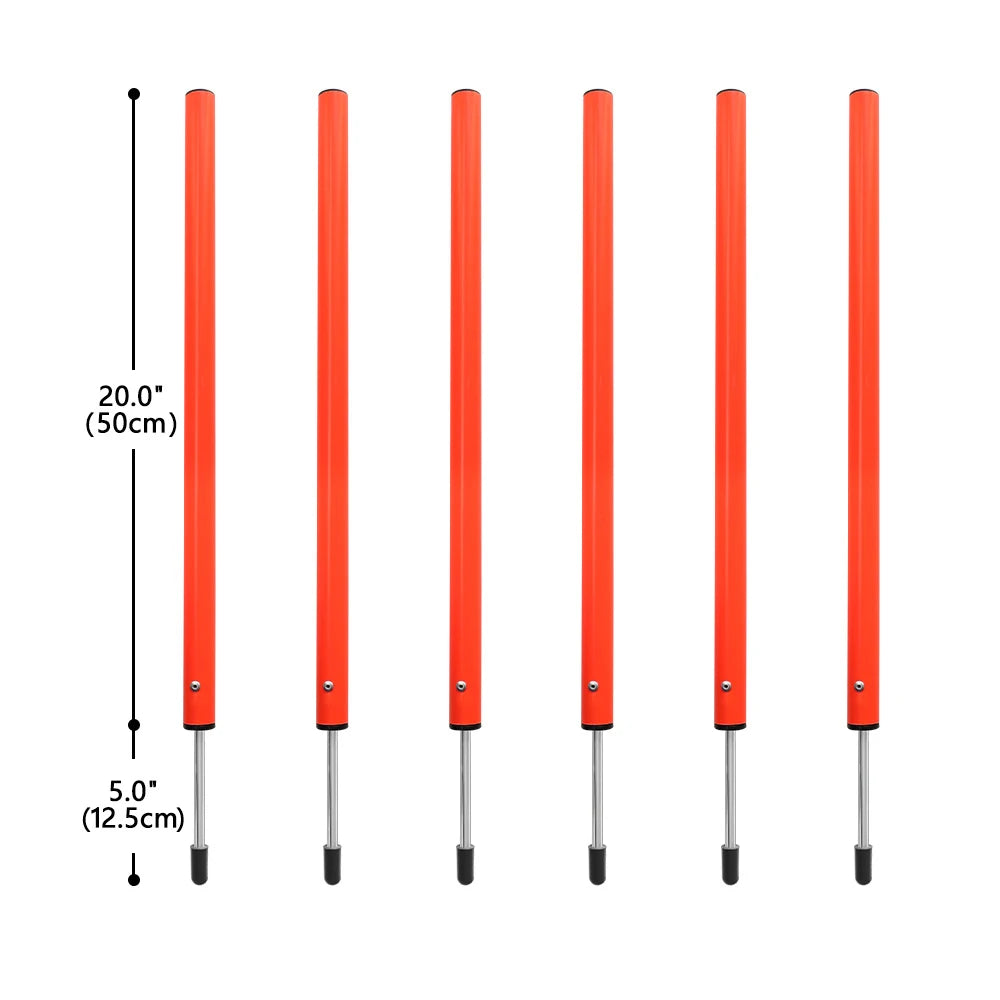 Dog Agility Training Equipment Portable Dog Jumping Tool Outdoor Dogs Running Stake Sports Stakes Pole Pet Agility Equipment Set