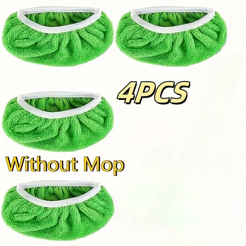 A Set of  High-quality Reusable Mop Replacement Pads: Washable, Durable, Wet and Dry Dual-use, Highly Absorbent,