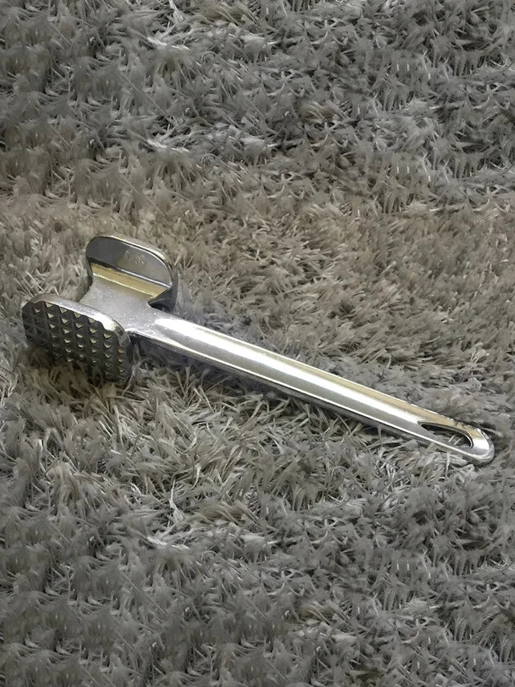 Household Aluminum Alloy Meat Tenderizer Hammer Heavy Duty Double-Sided Tenderizer Kitchen Tool