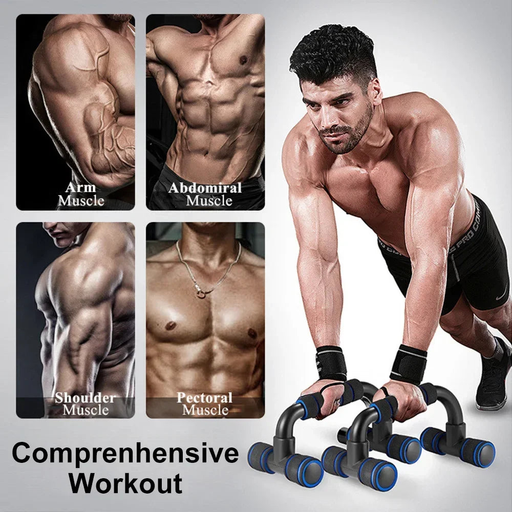 Portable Muscle Training Fitness Equipment Anti Skid Foam Handle Push Up Support Comfortable Household Fitness Equipment