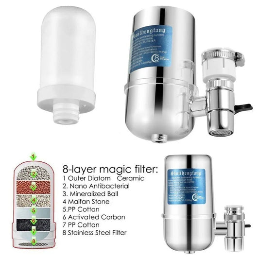 Electroplating Household Water Purifier Kitchen Purifier Faucet Filter Household Tap Water Filter