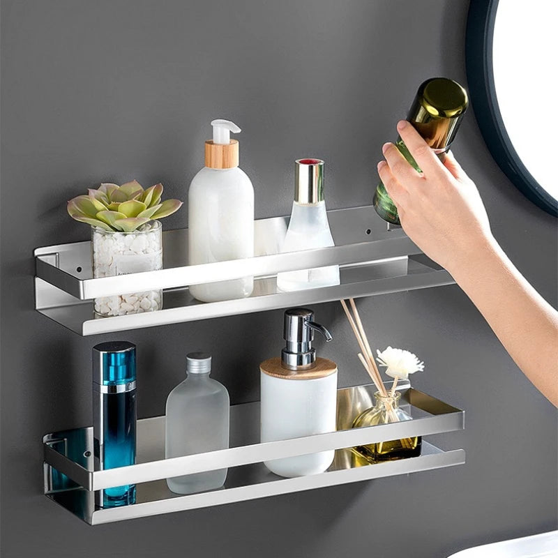 304 Stainless Steel Kitchen Useful Things for Home Kitchen Storage & Organization Bathroom Storage Shelves Kitchen accessories