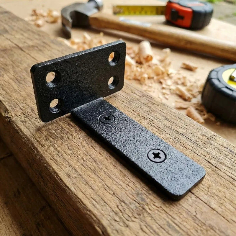 L-Shaped Shelf Brackets Wall Mount Heavy Duty Floating Shelves Bookshelf Partition Fixing Heavy Duty Bracket Hardware Support