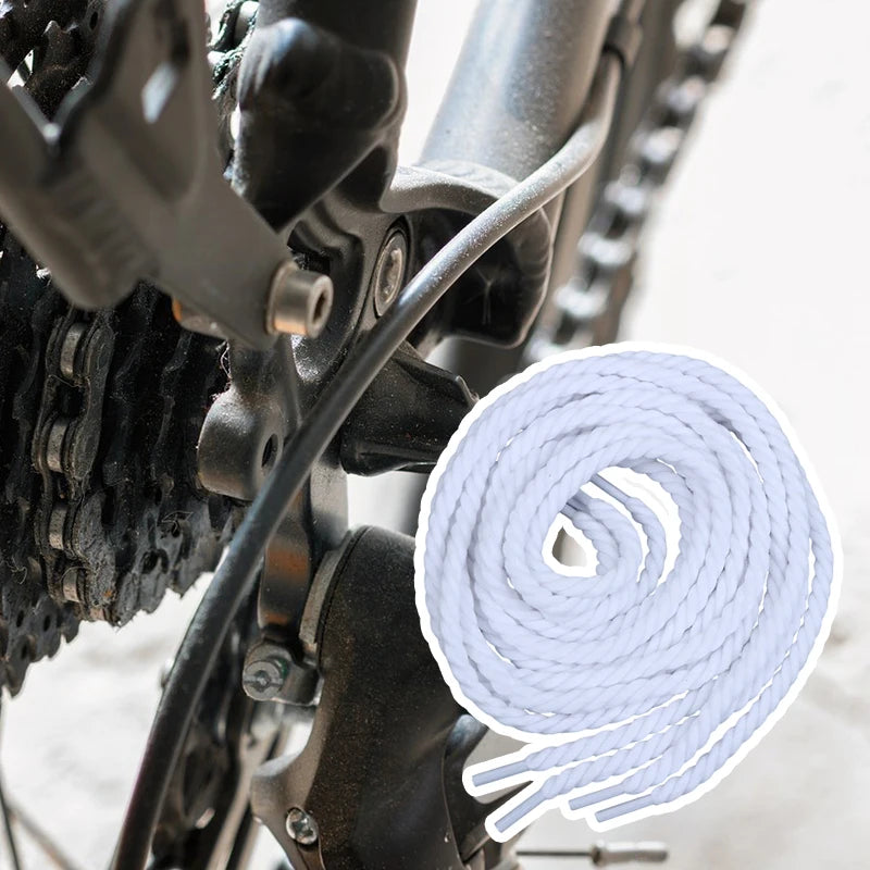 Bike Cassette Chain Cleaning Cotton Rope Bicycle Guide Wheel Flywheel Cleaner Cleaning Line Gear Floss Cleaning Cord