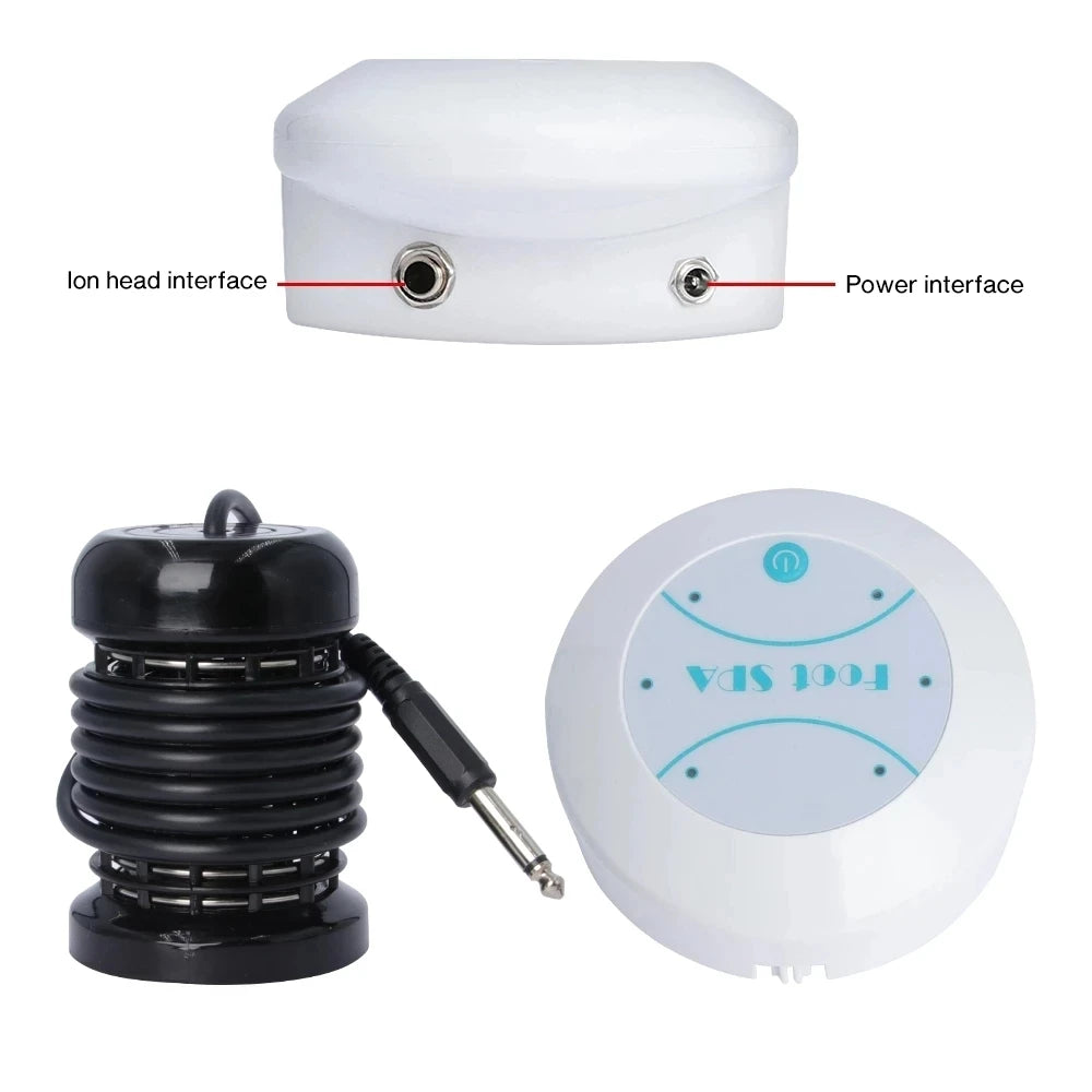 Detox Ionic Foot Spa Bath Machines Vibration Massage Care Arrays Aqua Healthy Therapy Deep Tissue Clean Foot Bath Spa Massager