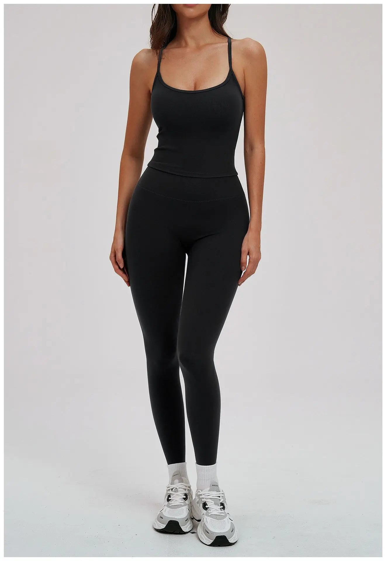 Yoga Set for Women 2026 Beauty Back Tight-Fitting Versatile Yoga Outfit Outdoor Running Sports Set