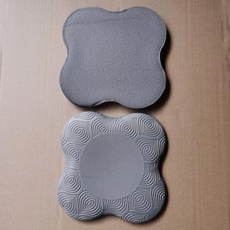 2pc Pilates Knee Pad Wrist Hand Protective Pad Non-slip Yoga Mat Solid Color Soft TPE Foam Flat Support Pad