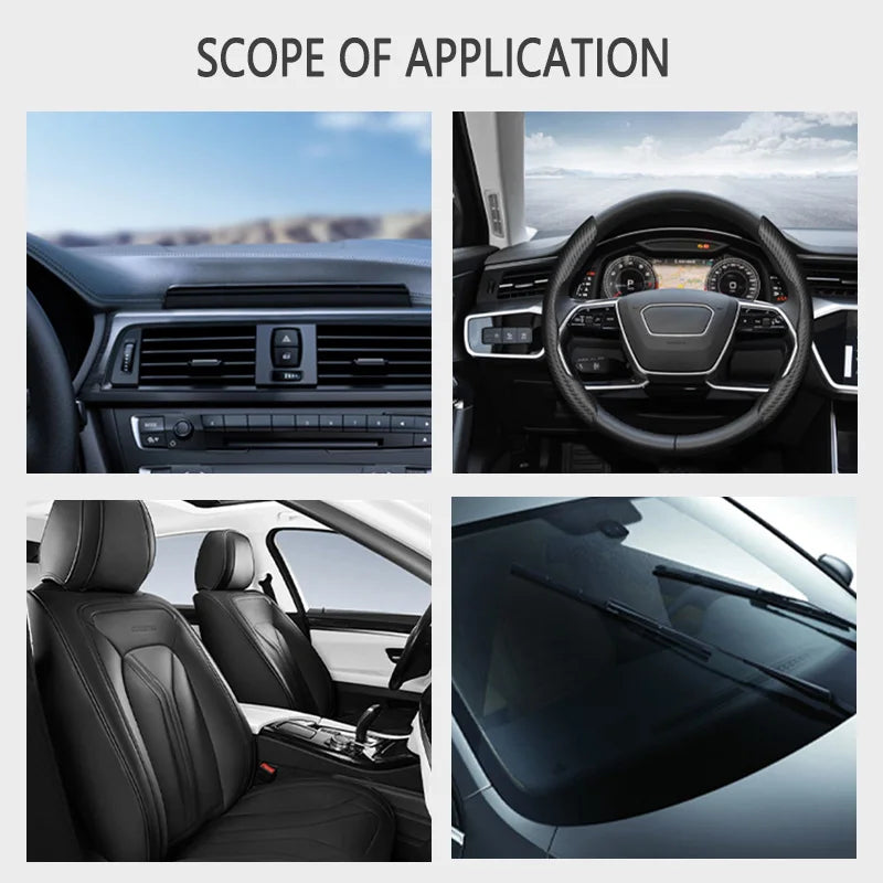 Car Leather Cleaning Wipes Multi-Functional Interior Detailing Leather Conditioning Disposable Cleaning
