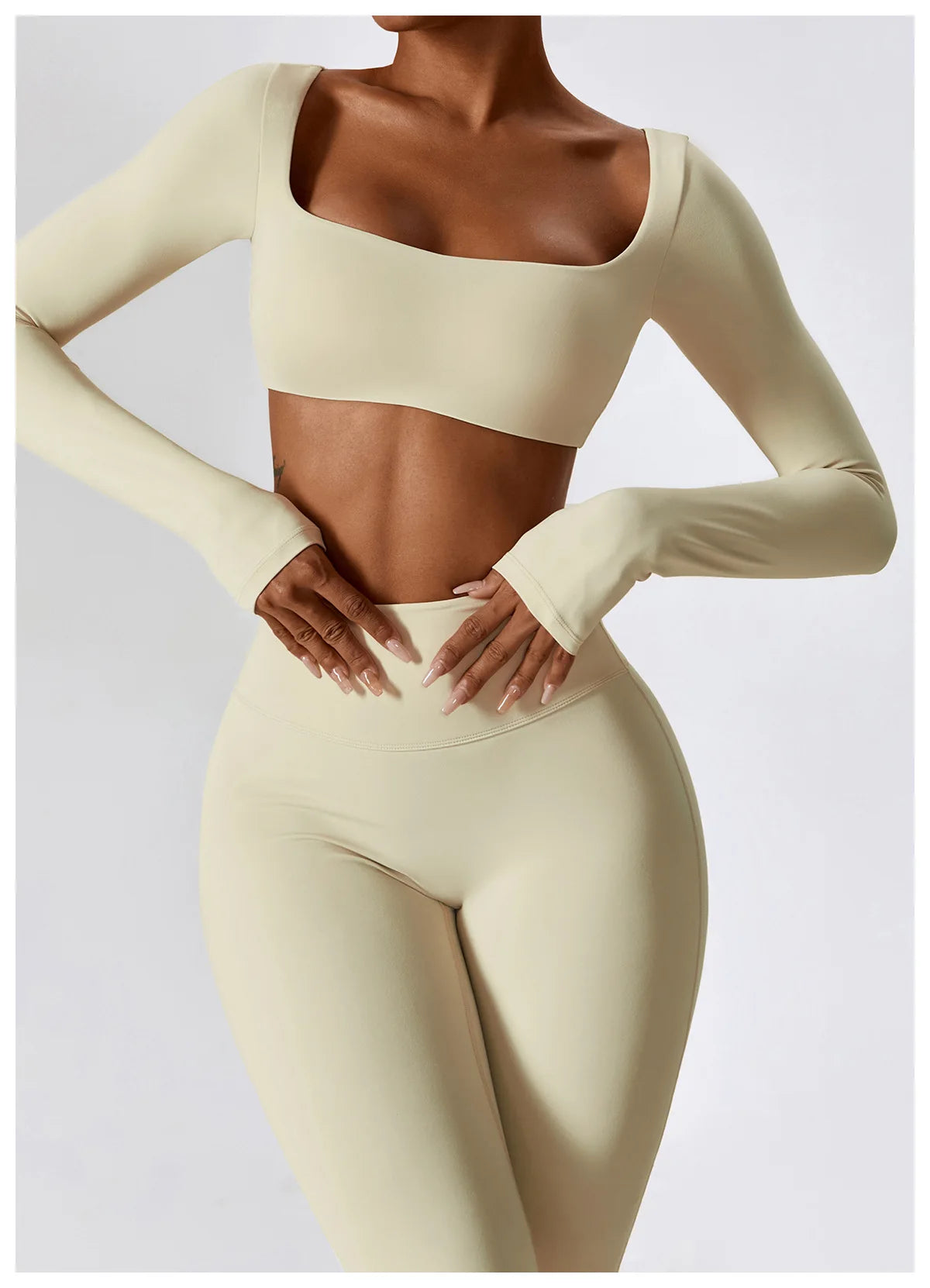 Yoga Set 2PCS Seamless Women Sportswear Workout Clothes Athletic Wear Gym
