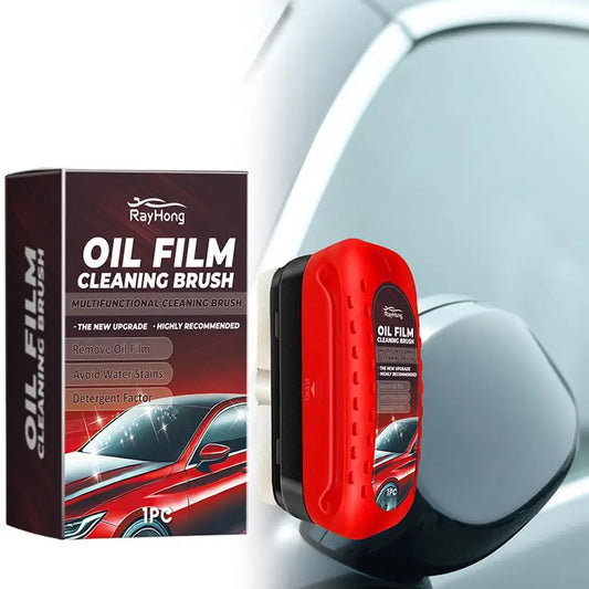 Car Glass Glossy Powerful Car Windshield Cleaner Oil Film Remover Car Window Glass Cleaner Removes Dirt Car Cleaning Brush