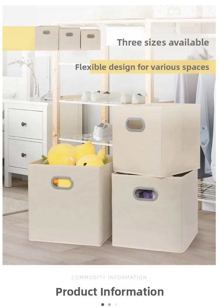 Square Grid Storage Box Home Dormitory Stackable Storage Bin Bookcase Storage Box Toy Miscellaneous Item Organizer Basket
