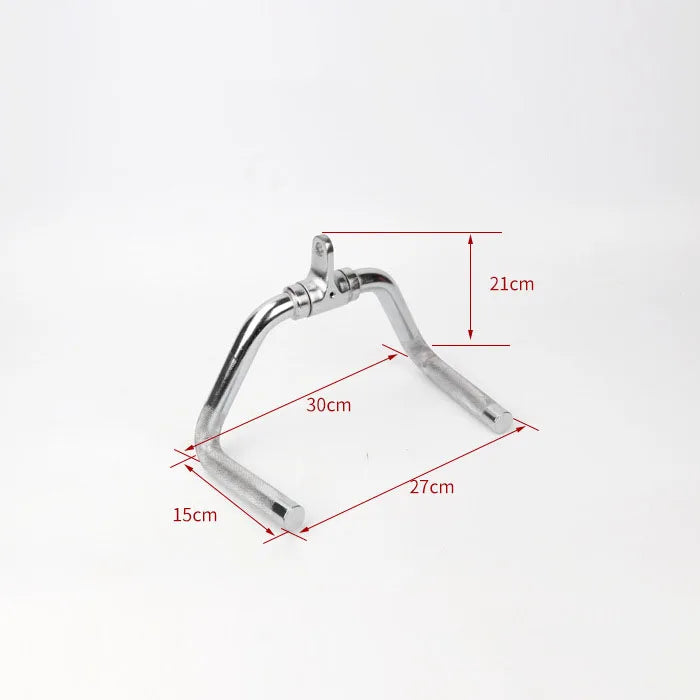 Gym Home Equipment Accessories Lat Pull Down Bar，Chrome-plated Surface Anti-rust High Load-bearing Fitness Tricep Rope Training