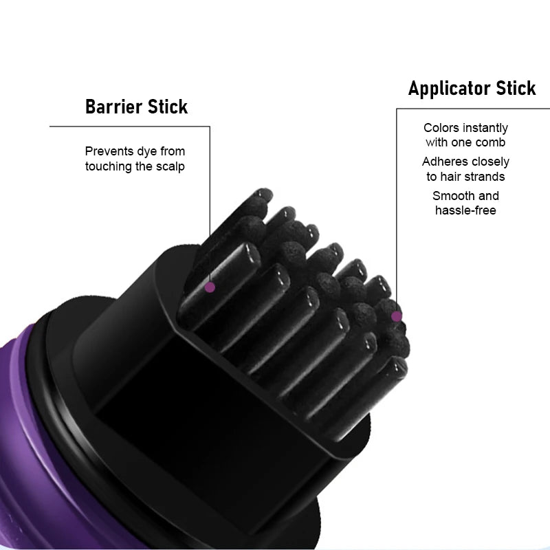Compact Hair Dye Pen - Easy to Carry,Emergency Touch Up,Quickly Covers White Hair,Natural Hair Color,Moisturizing And Nourishing