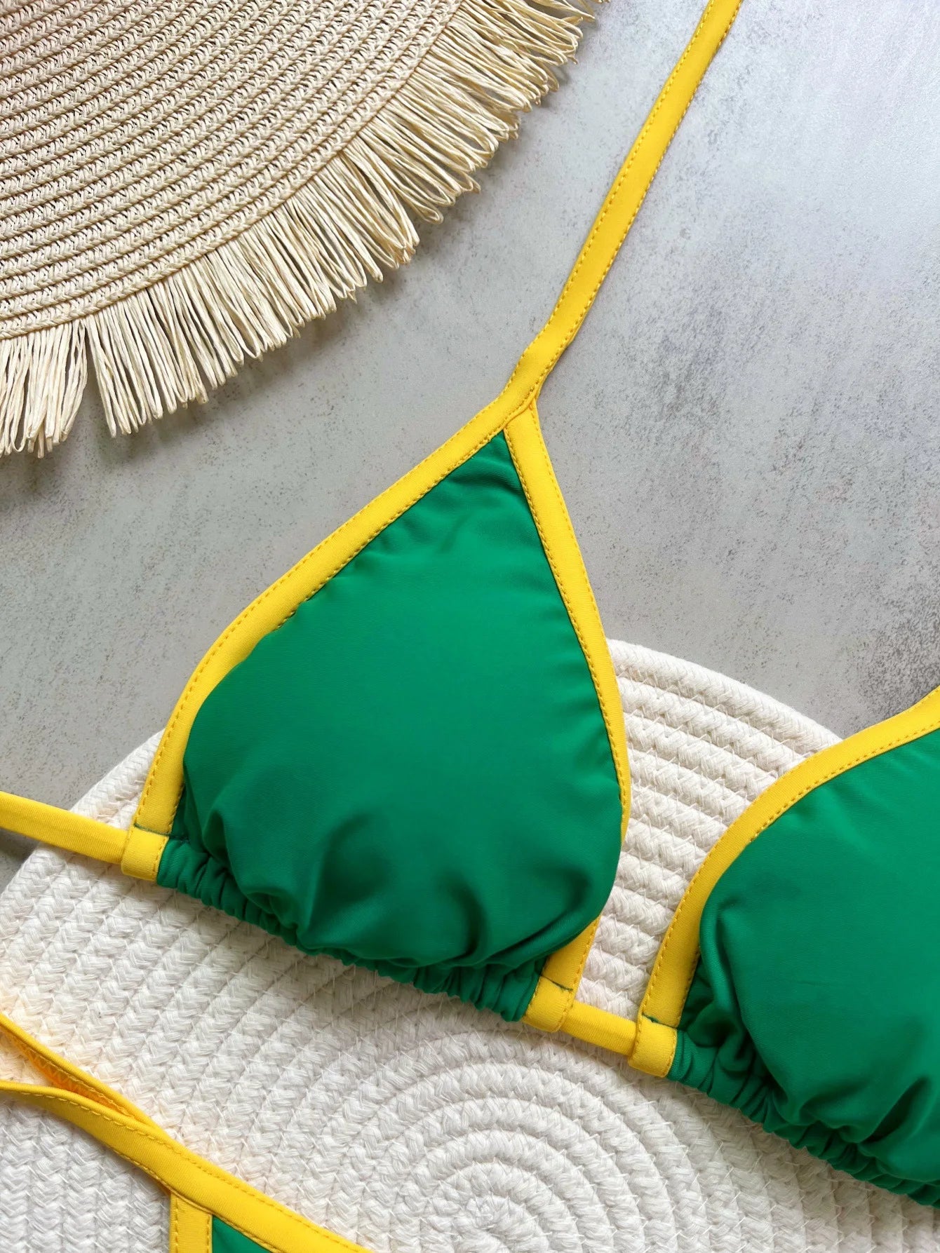 G-string Thong Brazilian Bikini 2026 Women Swimwear Female Swimsuit Two-piece Bikini set Bather Brazil Flag Bathing Suit