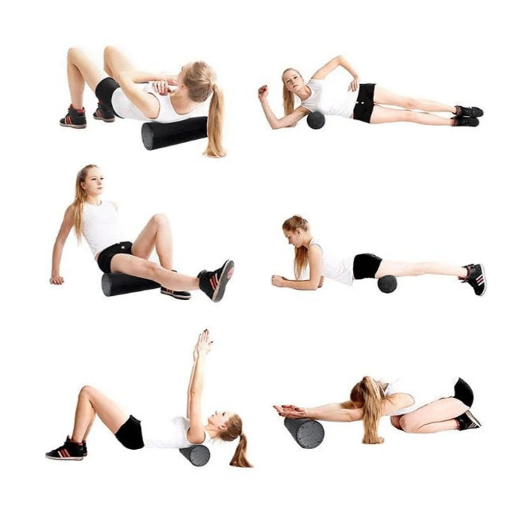 45cm EPP Yoga Pilates Foam Roller Fitness Equipment Massage Roller Body Exercise Training Gym Back Roller for Women Men Workout