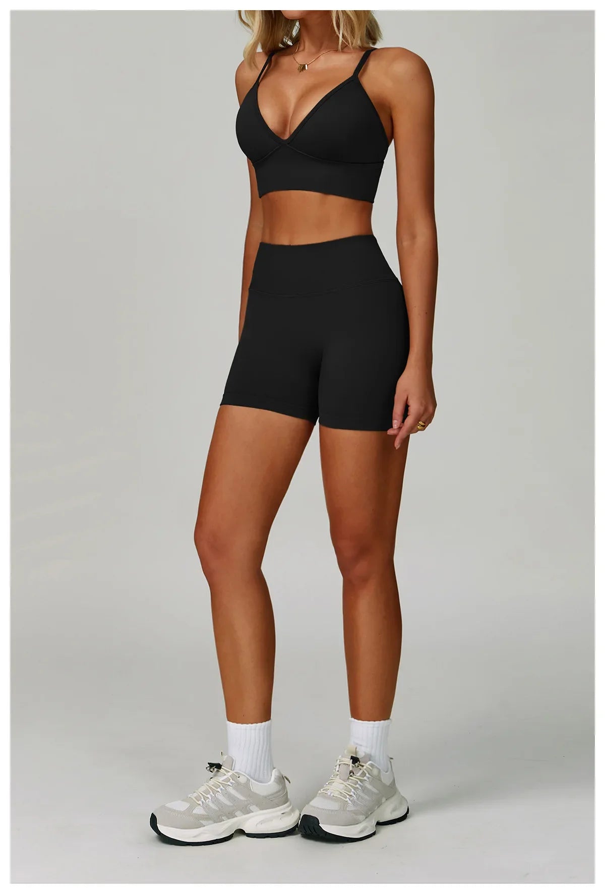 Yoga Set 2PCS Gym Clothes Women Tracksuit Workout Outfits Fitness Set Sportswear High Waist Leggings Sports Bra Athletic Wear