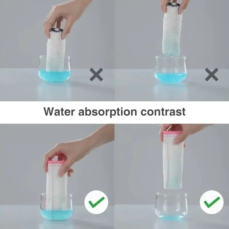 Anti-Oil Kitchen Towel Microfiber Kitchen Cleaning Cloth Super Absorbent Cotton Gauze Dish Cleaning Towels Kitchen Accessories